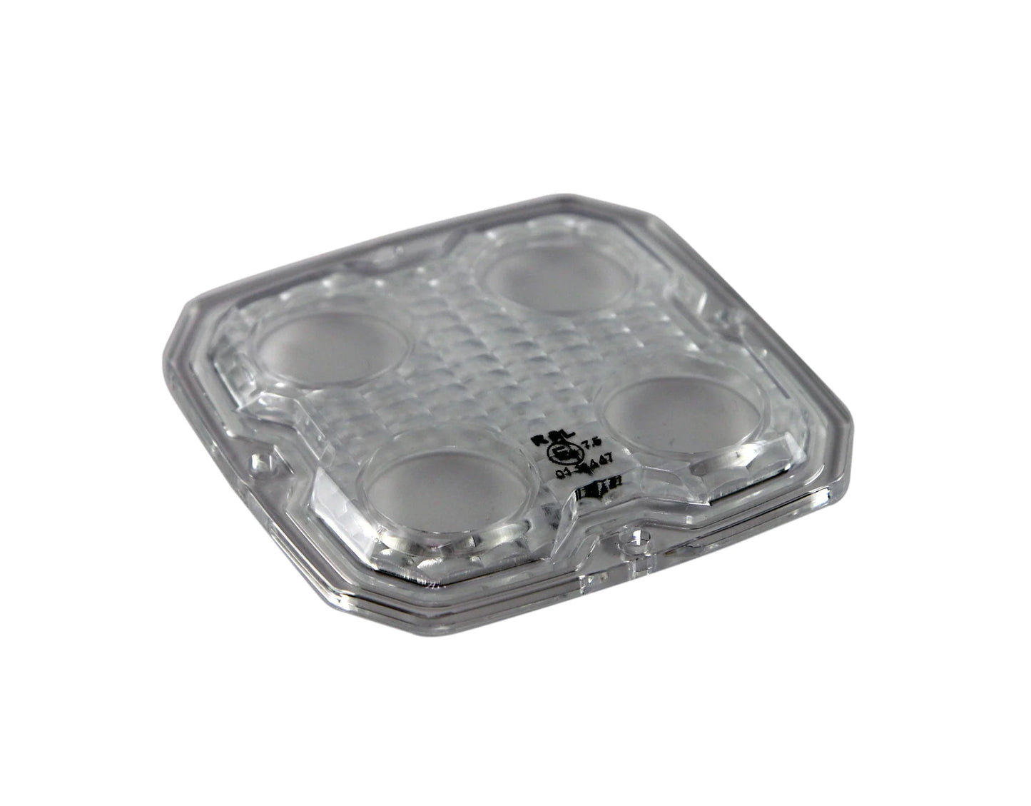 Pièce de rechange – Lentille spot avec homologation D4 E-Mark, transparente