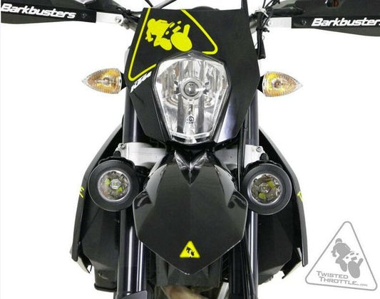 DENALI Beleuchtungs-Halterung USD-Gabel Ø 50-60 mm schwarz