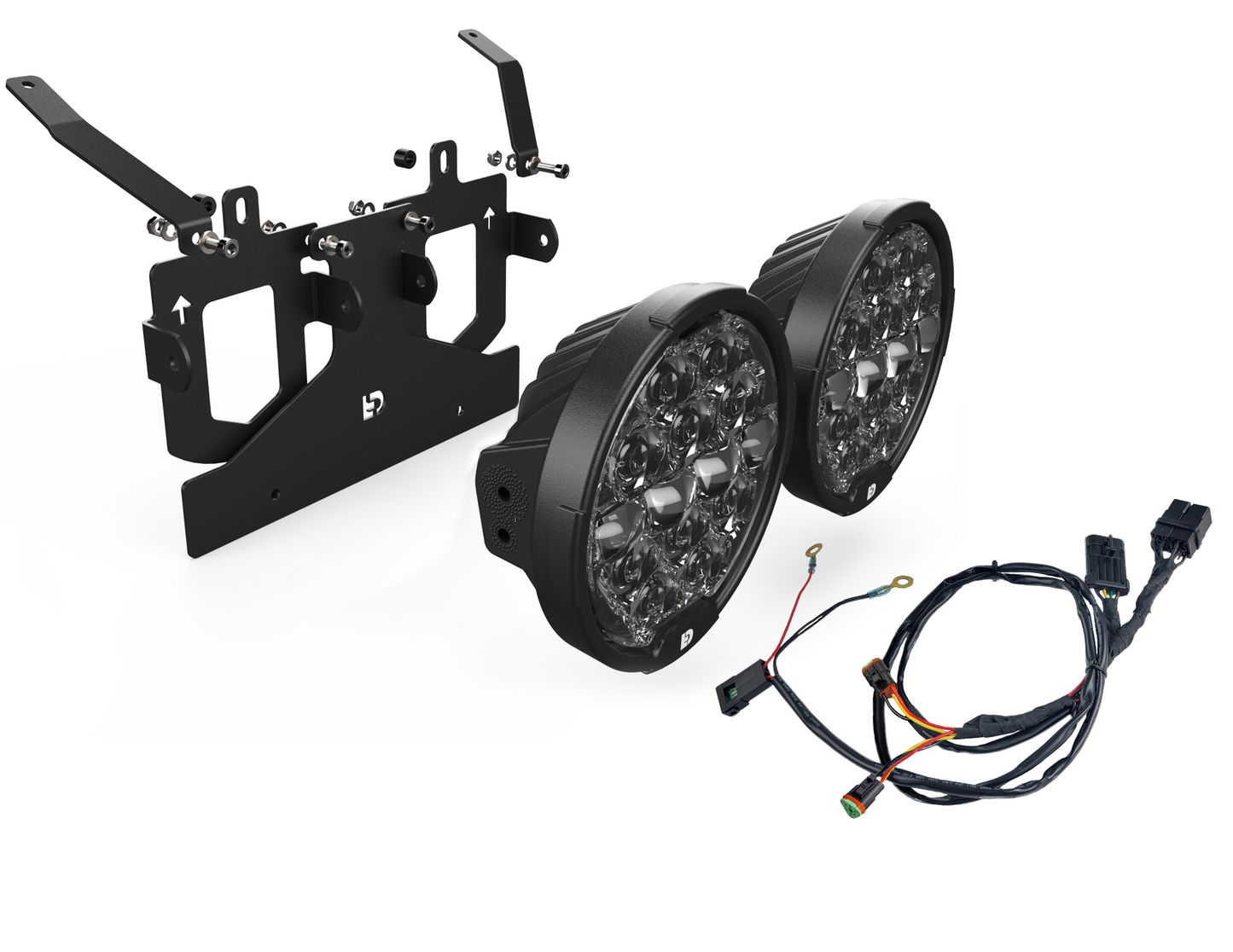 Kit de mise à niveau des phares à LED D14 Destroyer – Harley-Davidson Road Glide (2015-2023)
