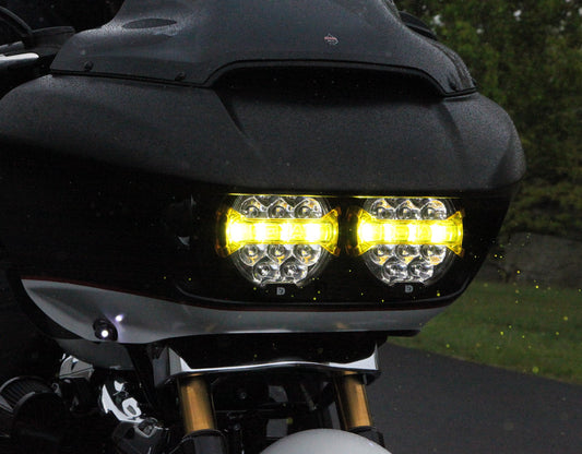 Kit de mise à niveau des phares à LED D14 Destroyer – Harley-Davidson Road Glide (2015-2023)