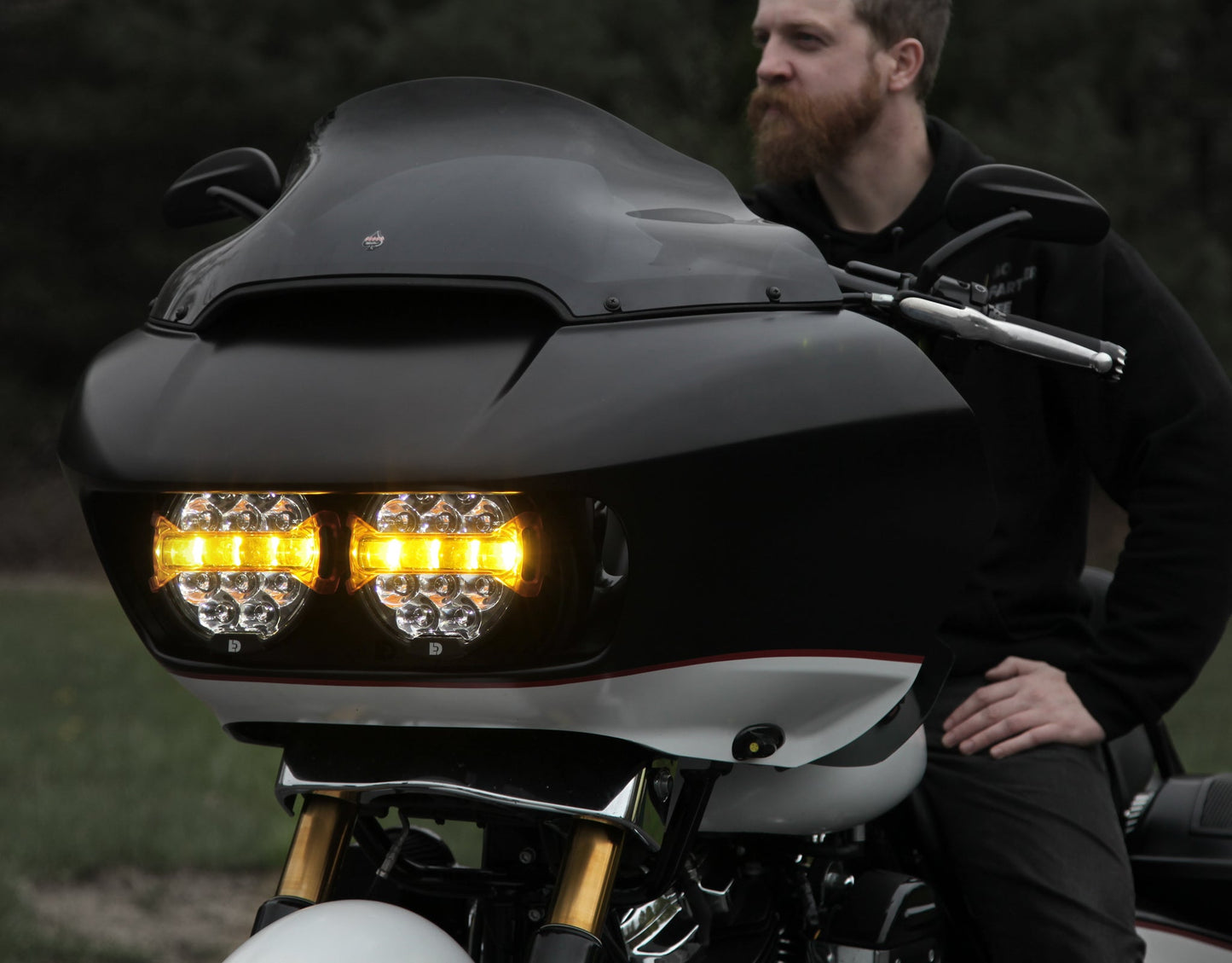 Kit de mise à niveau des phares à LED D14 Destroyer – Harley-Davidson Road Glide (2015-2023)