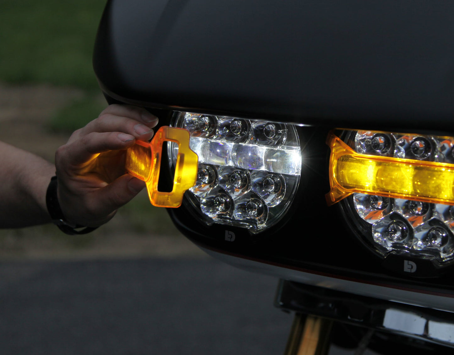 Kit de mise à niveau des phares à LED D14 Destroyer – Harley-Davidson Road Glide (2015-2023)