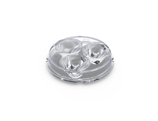 Replacement part - D3 E-Mark and SAE/DOT approved hybrid lens, clear