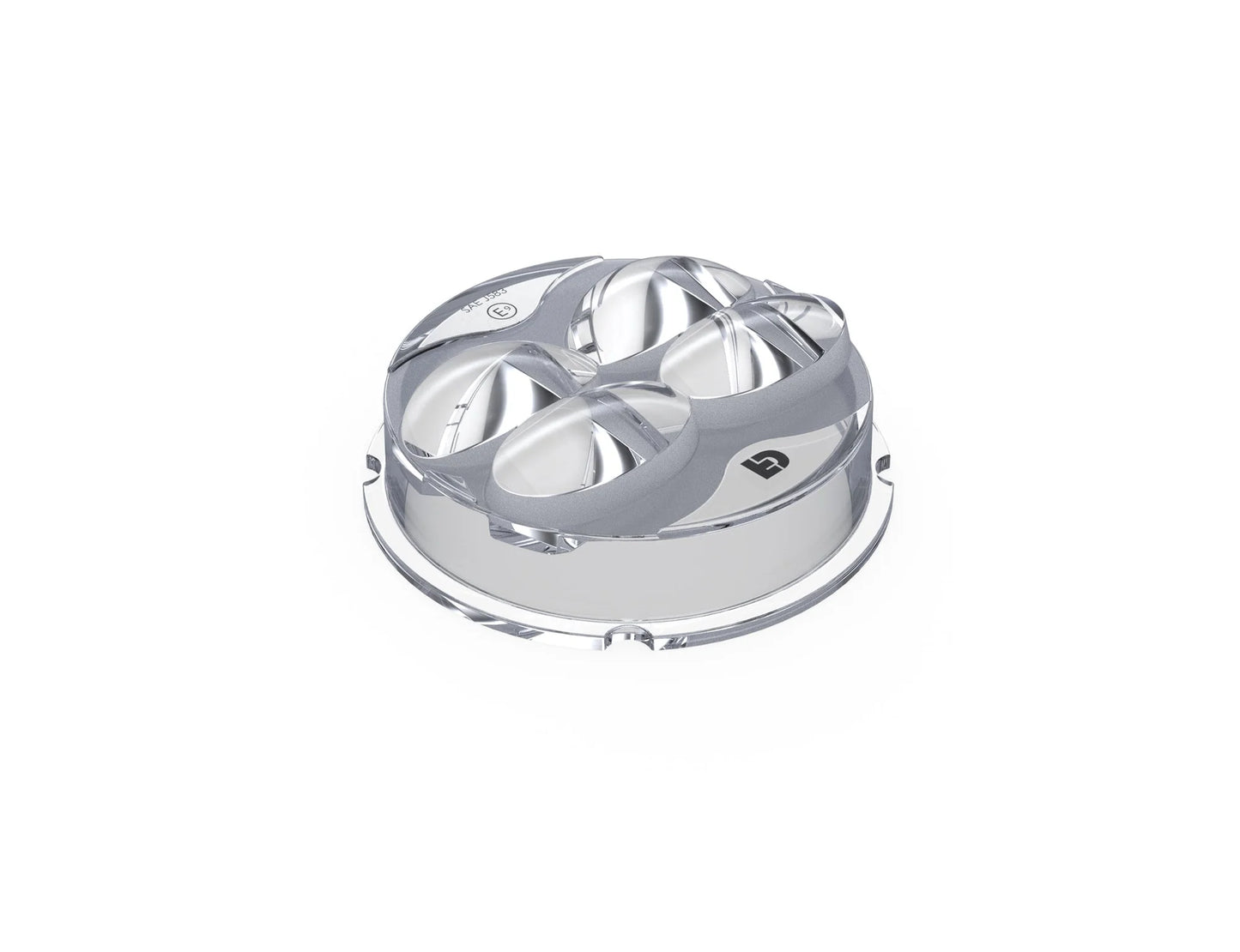 Replacement part - D3 E-Mark and SAE/DOT approved fog lens, clear