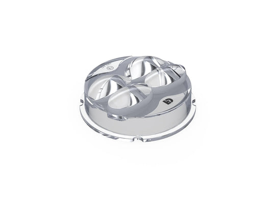 Replacement part - D3 E-Mark and SAE/DOT approved fog lens, clear