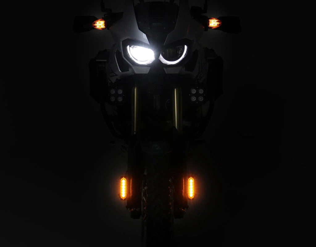 DENALI DRL daytime running light set with fender mount - white or amber