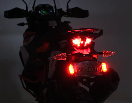 Plug &amp; Play Rear T3 Turn Signal License Plate Kit for KTM 1290 Adventure R/S 2021-2022 