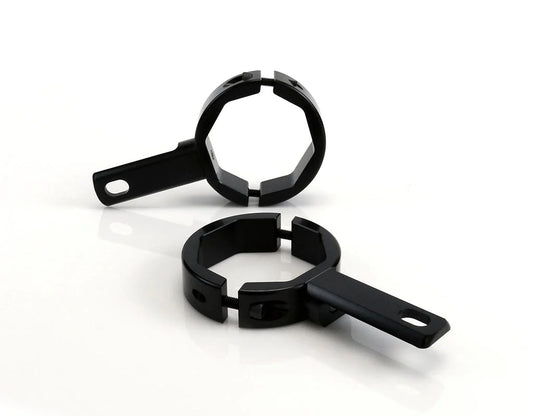 DENALI Driving Light Bracket - Articulating Rod Clamp 50mm-60mm Black